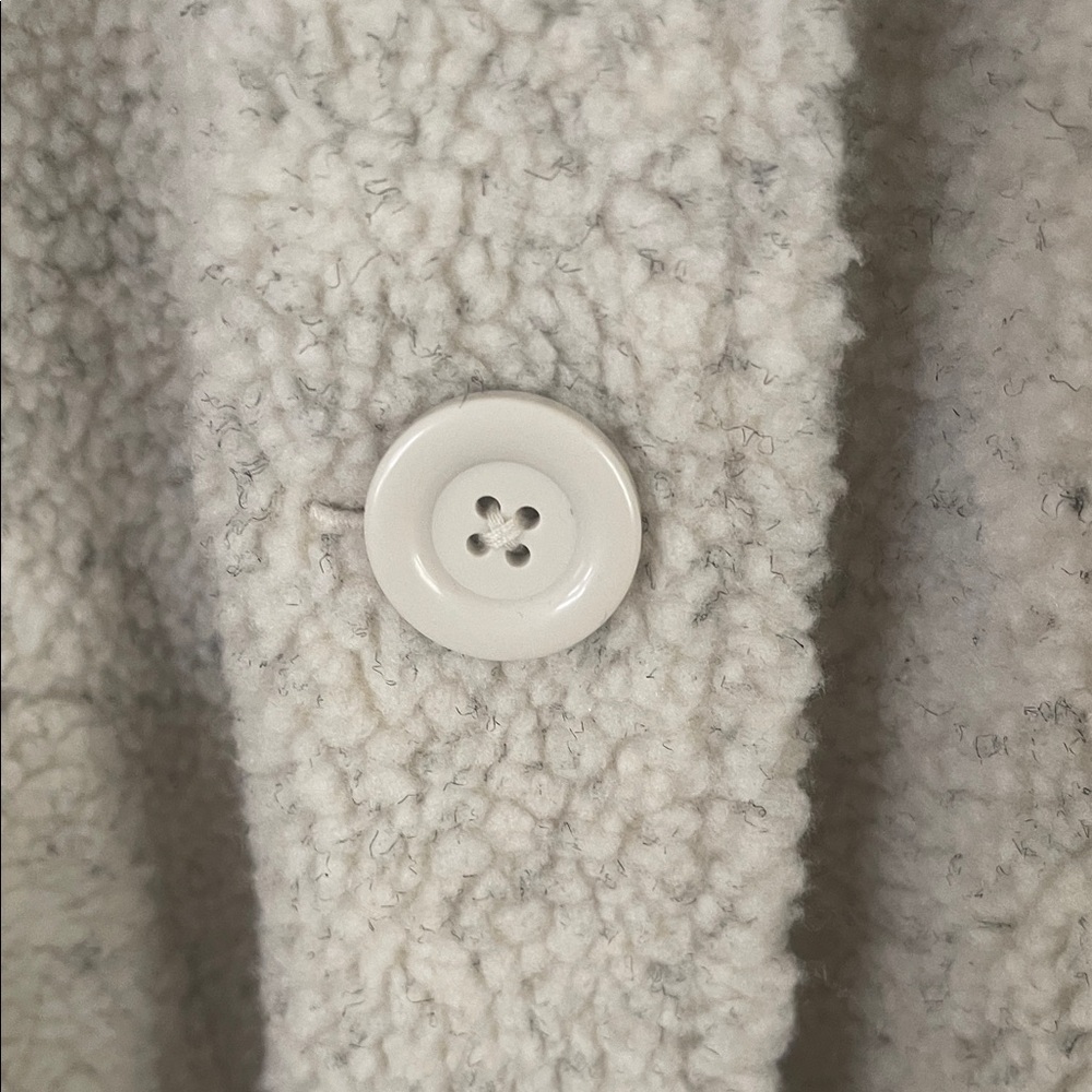 Cozy Gray Hooded Teddy Jacket - Picture 2 of 5